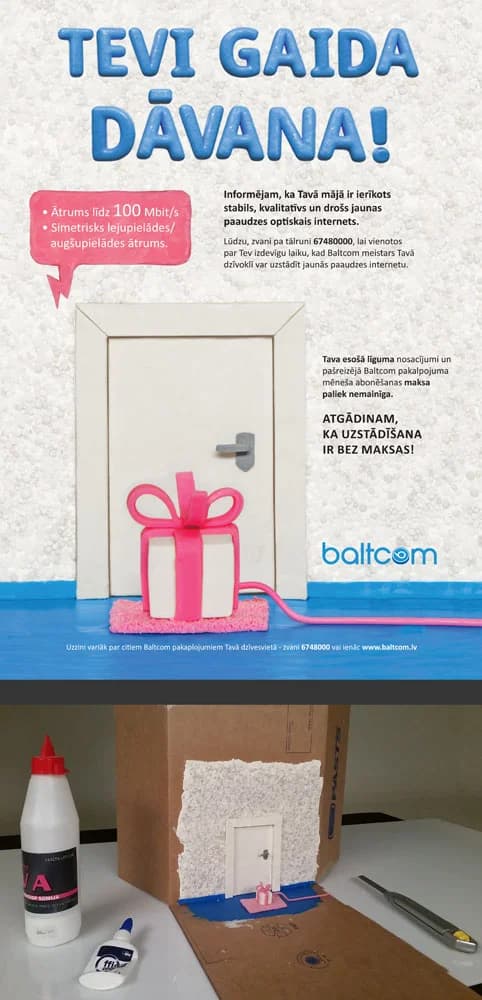 Baltcom advertising concept design