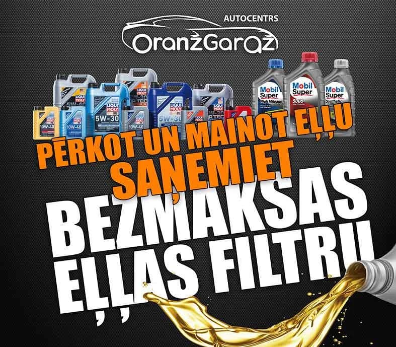 Oil change promotional print design