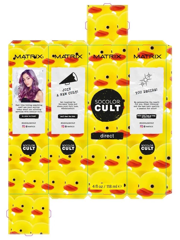 Matrix SoColor Cult retail banner design