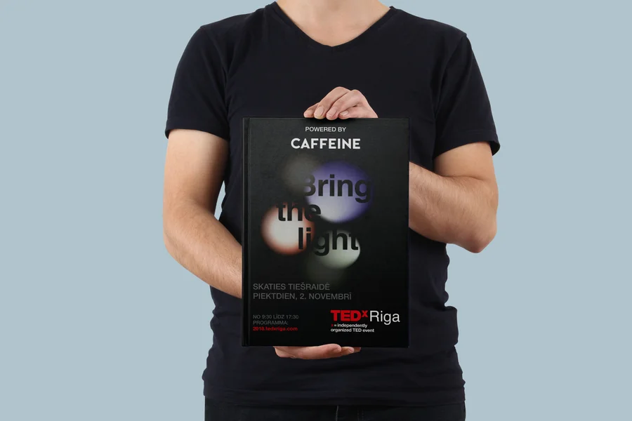 TEDxRiga event poster design
