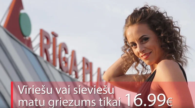 HairRiga frizētavas reklāmas video
