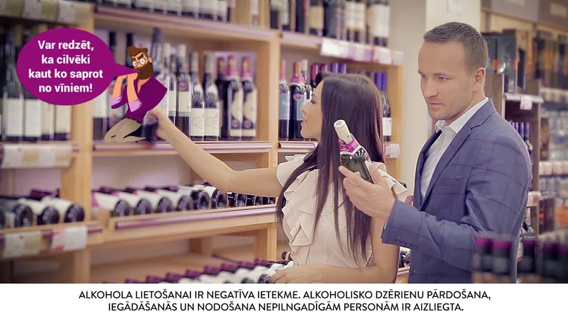 Vinzinis wine shop advertising video