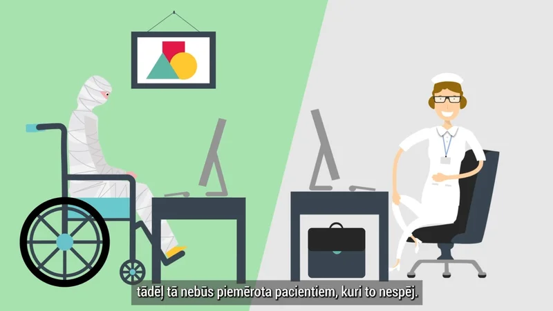 Animated explainer on when and how to use video consultations