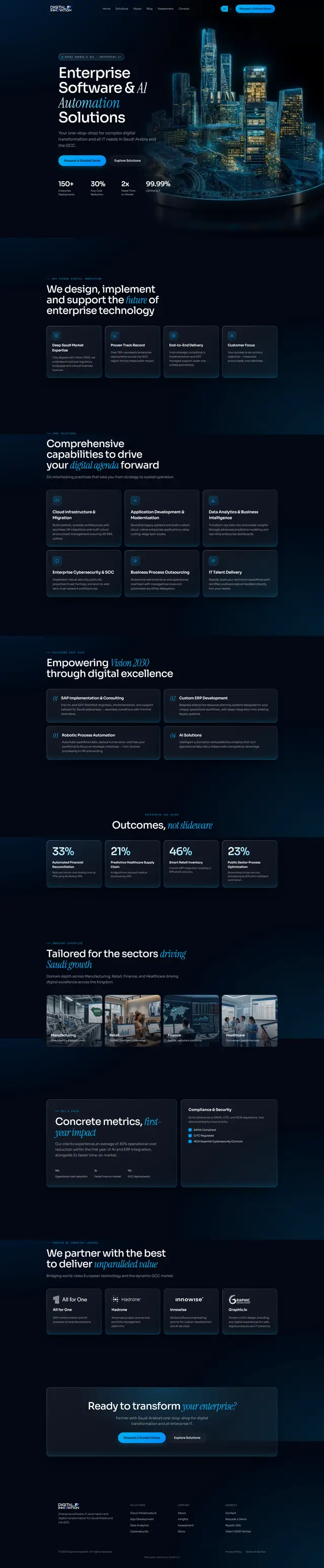 Digital Innovation (Saudi Arabia) website screenshot
